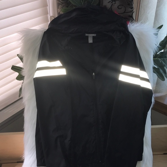 Forever 21 Hooded Active Reflective stripe Jacket - Picture 4 of 11